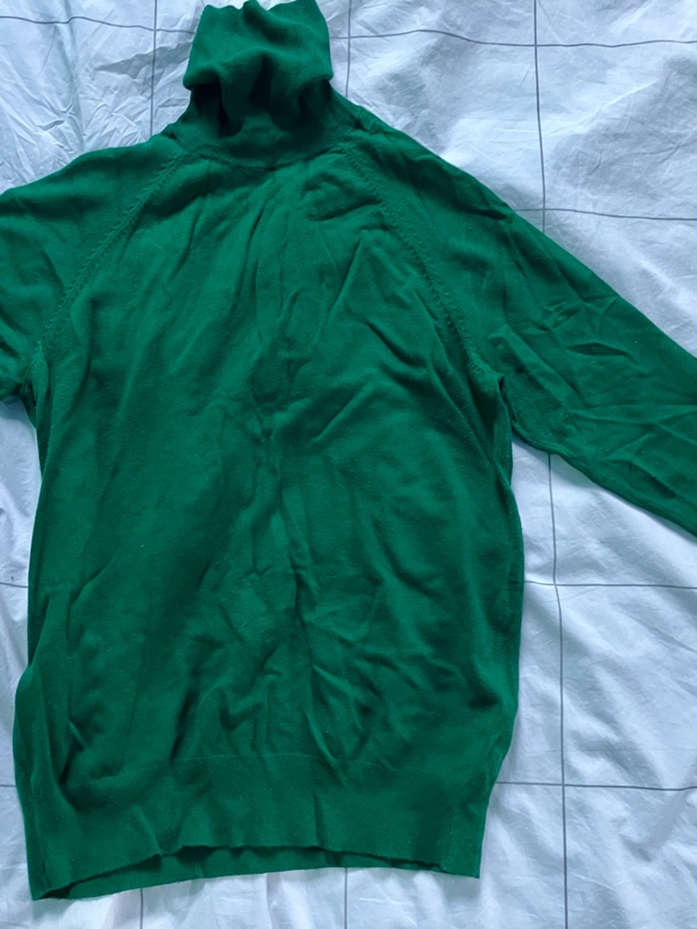 Zara Green Turtleneck Sweater